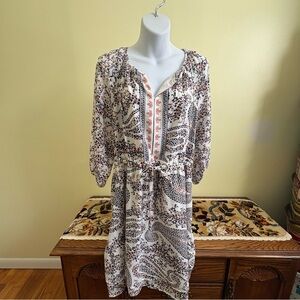 Fever Multicolor Long Sleeve Dress